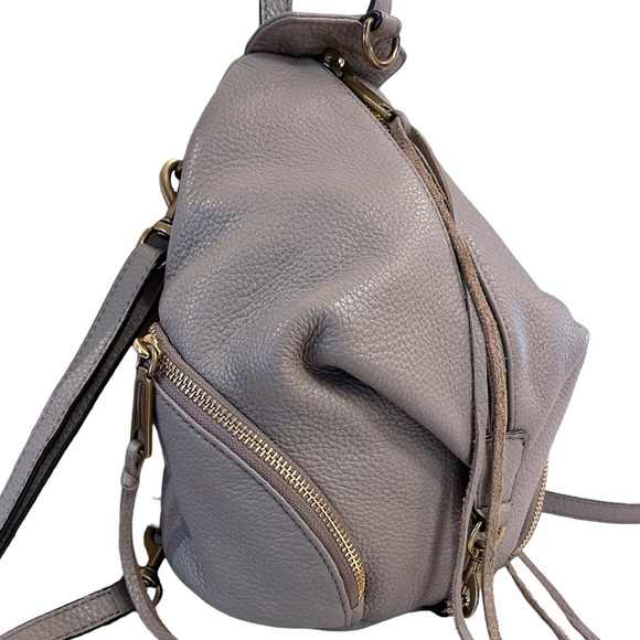 REBECCA MINKOFF mini Julian Pebbled leather Backpack - Picture 3 of 16